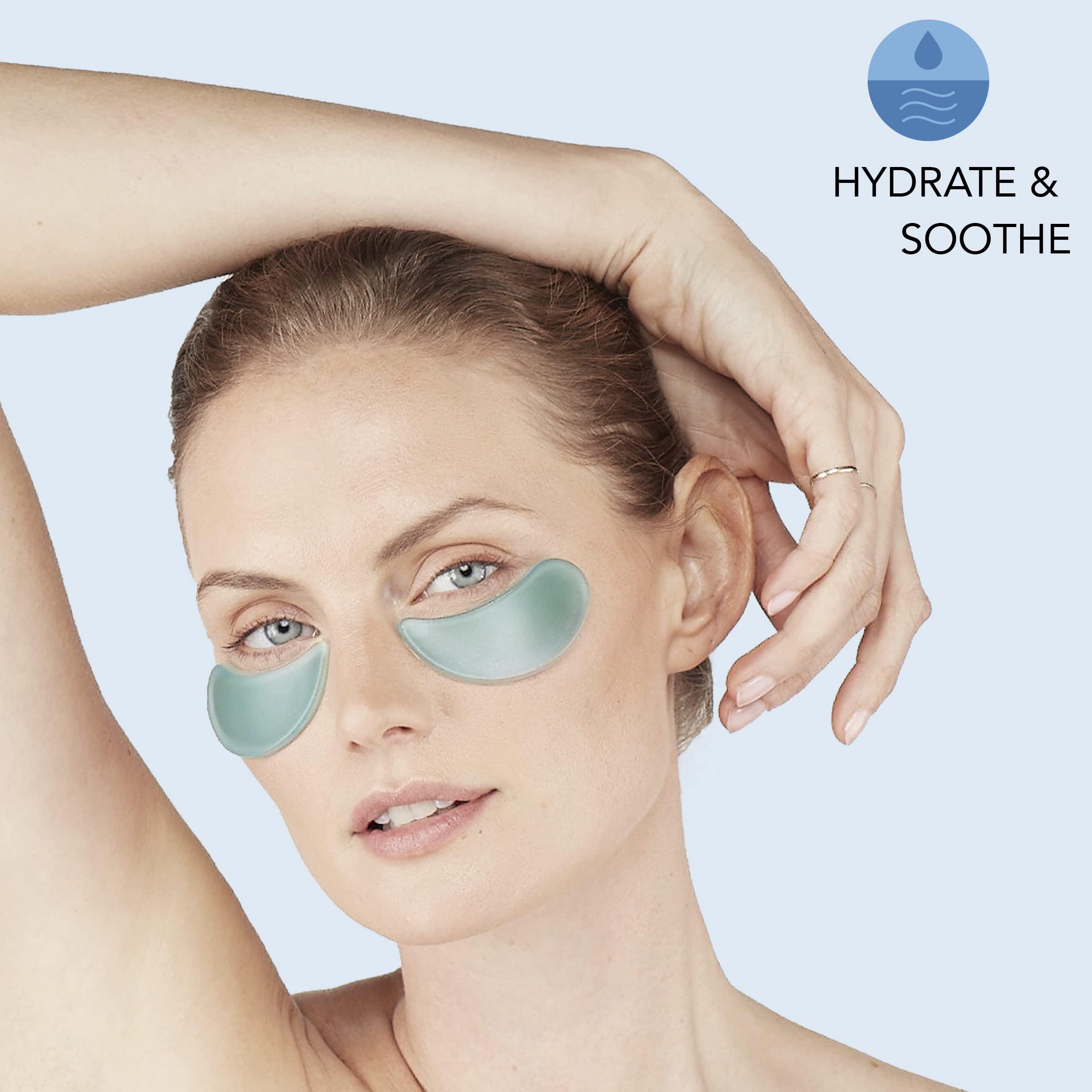 Conair skn by conair Cool Beanz Reusable Under Eye Patches, Rechargeable Cooling Eye Mask to Reduce Dark Circles and Puffiness, and Refresh Tired Eyes