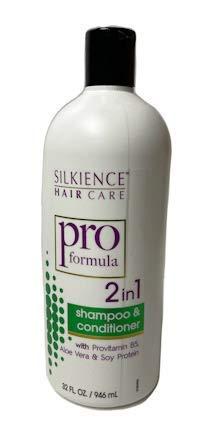Silkience Silkience Pro Formula 2 in 1 Shampoo & Conditioner 32 Fluid Ounce, Provitamin B5, Aloe Vera & Soy Protein Cruelty Free, Single Bottle