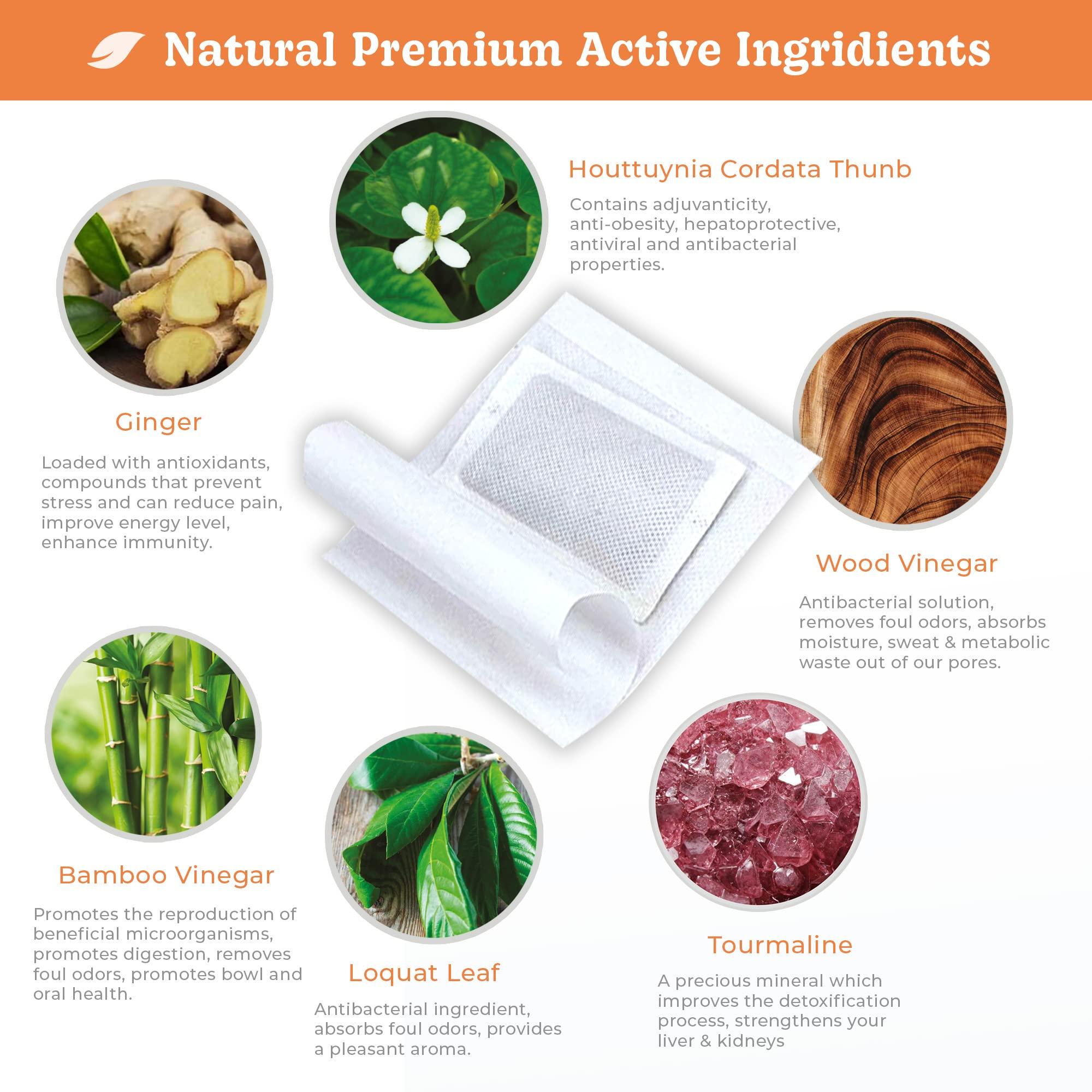 Nuubu Nuubu | Ginger Deep Cleansing Foot Pads for Better Sleep & Foot Care | Premium Japanese Organic Foot Pads with Ginger Powder (10 Pc)