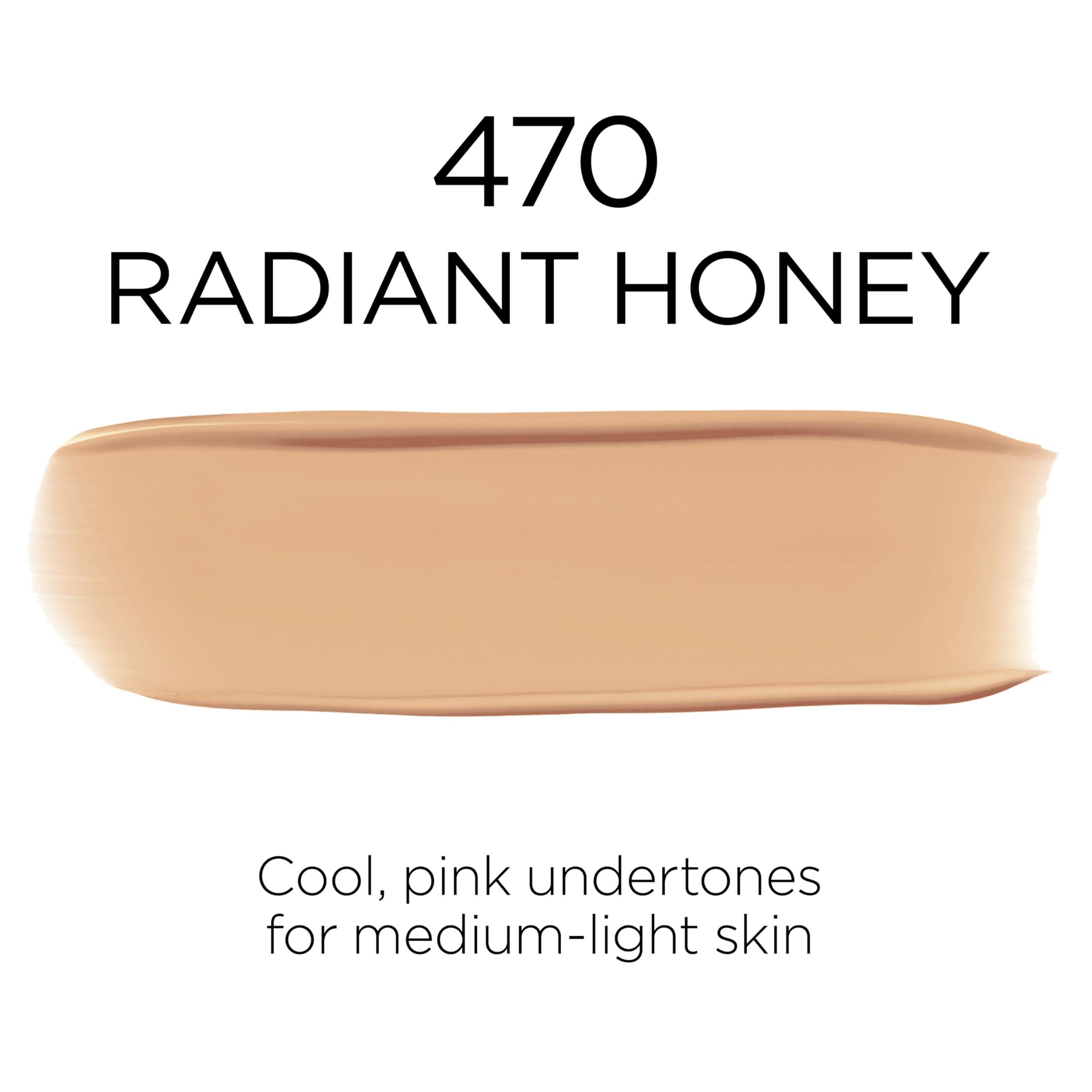 L'Oréal Paris L\'Oreal Paris Makeup Infallible Up to 32 Hour Fresh Wear Lightweight Foundation, 470 Radiant Honey, 1 Fl Oz, Packaging May Vary