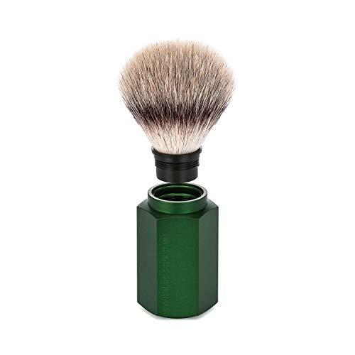 M MÜHLE MÜHLE HEXAGON Silvertip Fiber Luxurious Natural Grooming Shaving Brush
