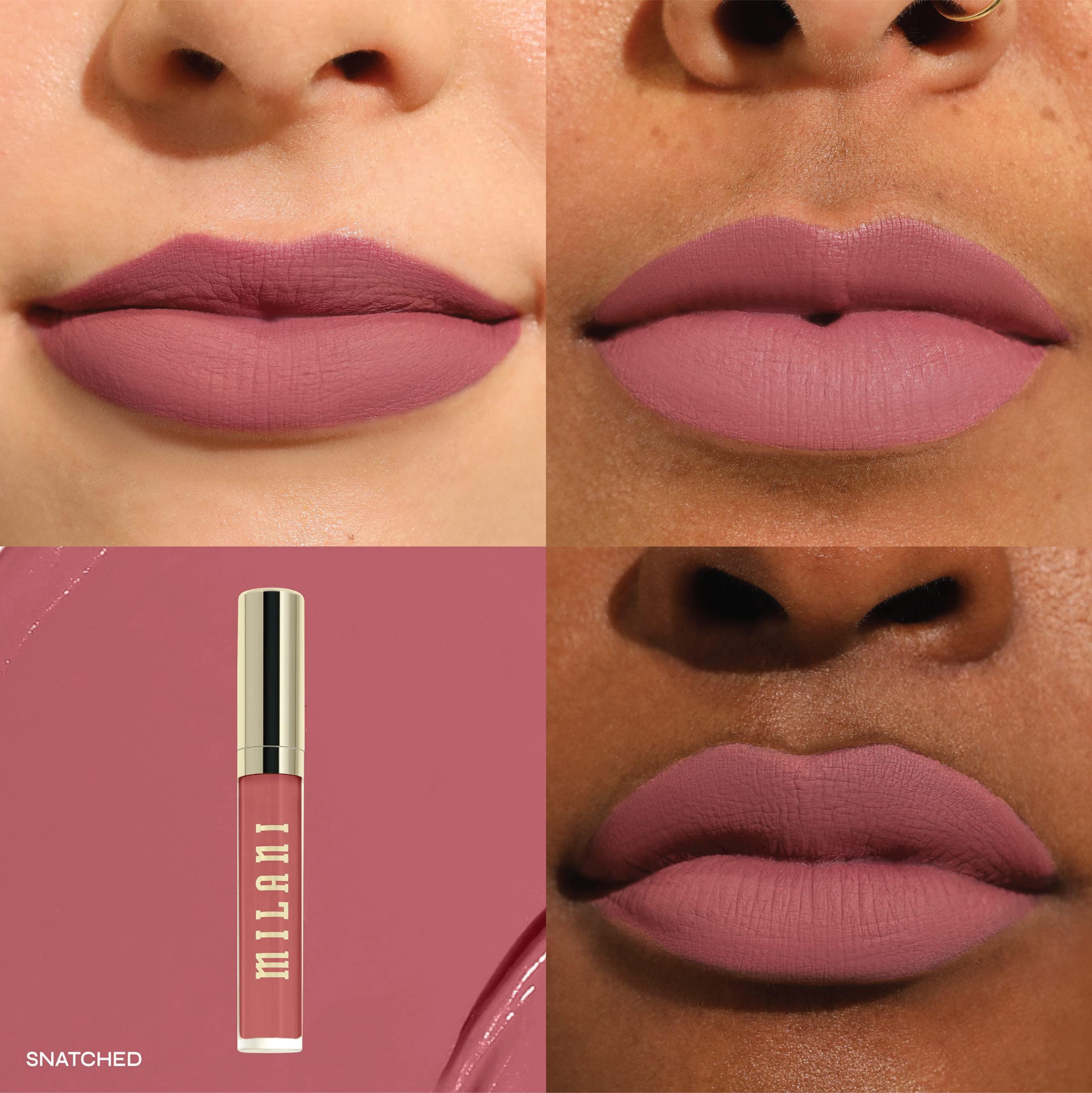 Milani Milani Stay Put Longwear Liquid Lipstick - Smudge-Proof, Kiss-Proof, and Fade-Resistant Formula for All-Day Wear - Snatched