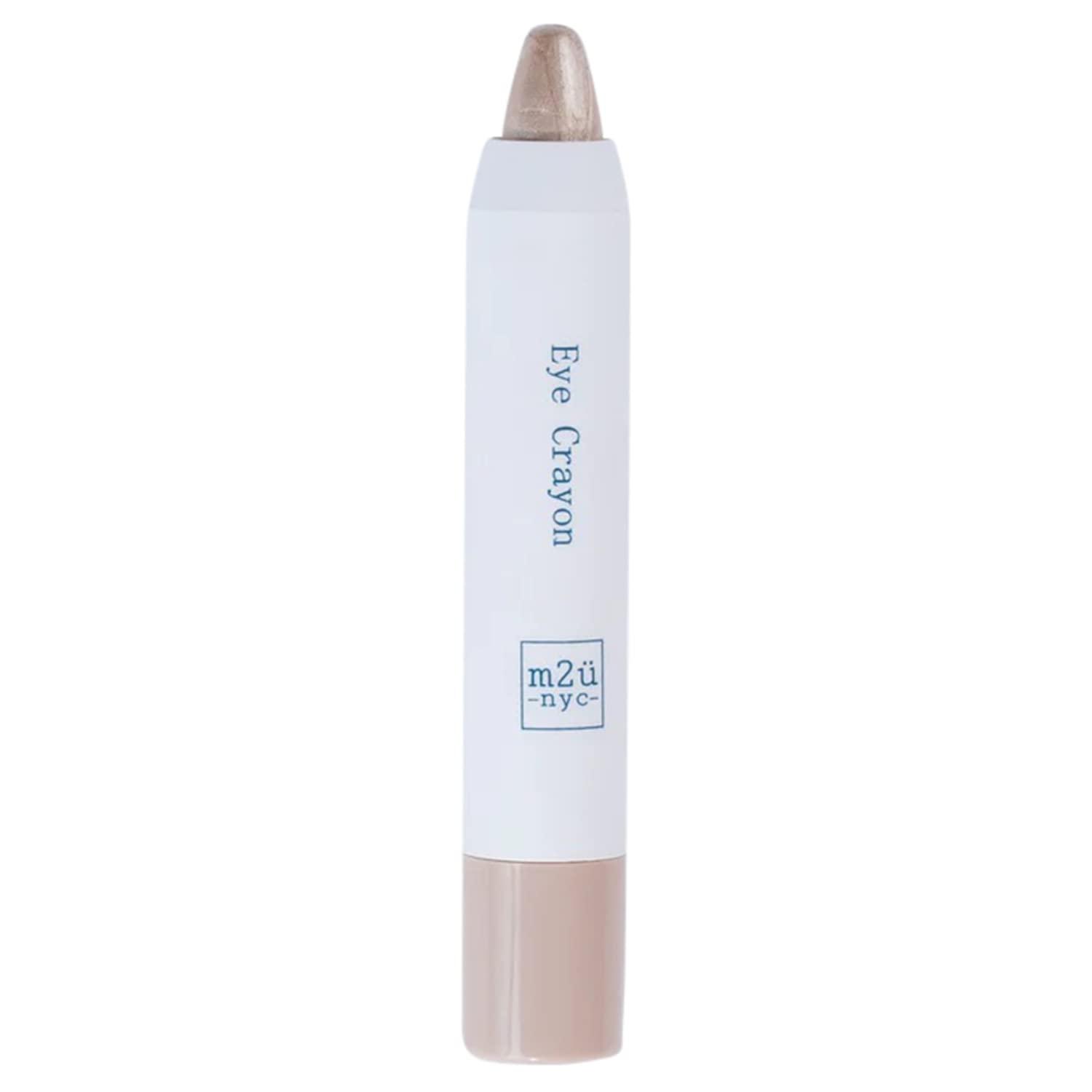 M2U NYC M2U NYC Eye Crayon, Eyeshadow Stick, Shimmer Cream Eyeshadow Pencil Crayon, Eye Brightener Stick Highlighter Makeup, Pro & Long Lasting Eyeshadow Stick (Champagne)