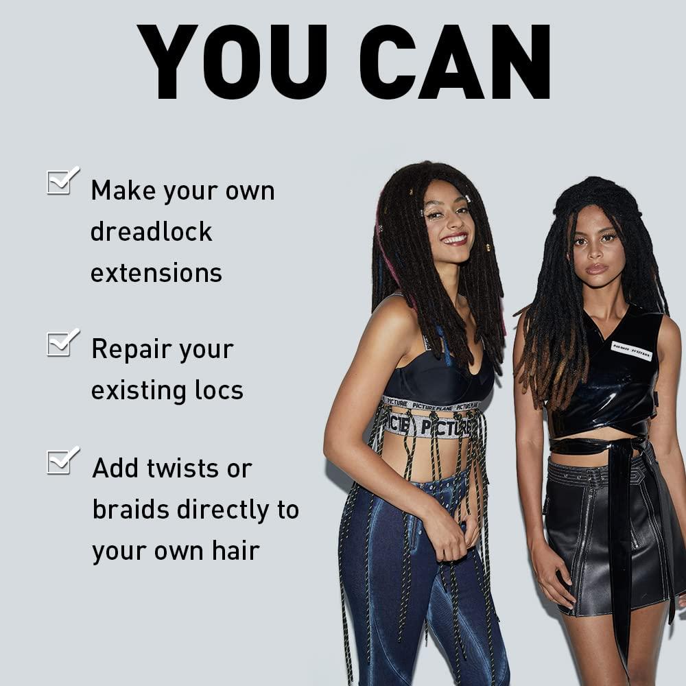 FASHION IDOL FASHION IDOL Afro Kinkys Bulk Human Hair for Dreadlock Extensions Loc Repair Braiding Twist Tight Afro Kinky Human Hair for Loc 3 Packs 150 Gram Natural Black 10 Inches 5.3 Oz