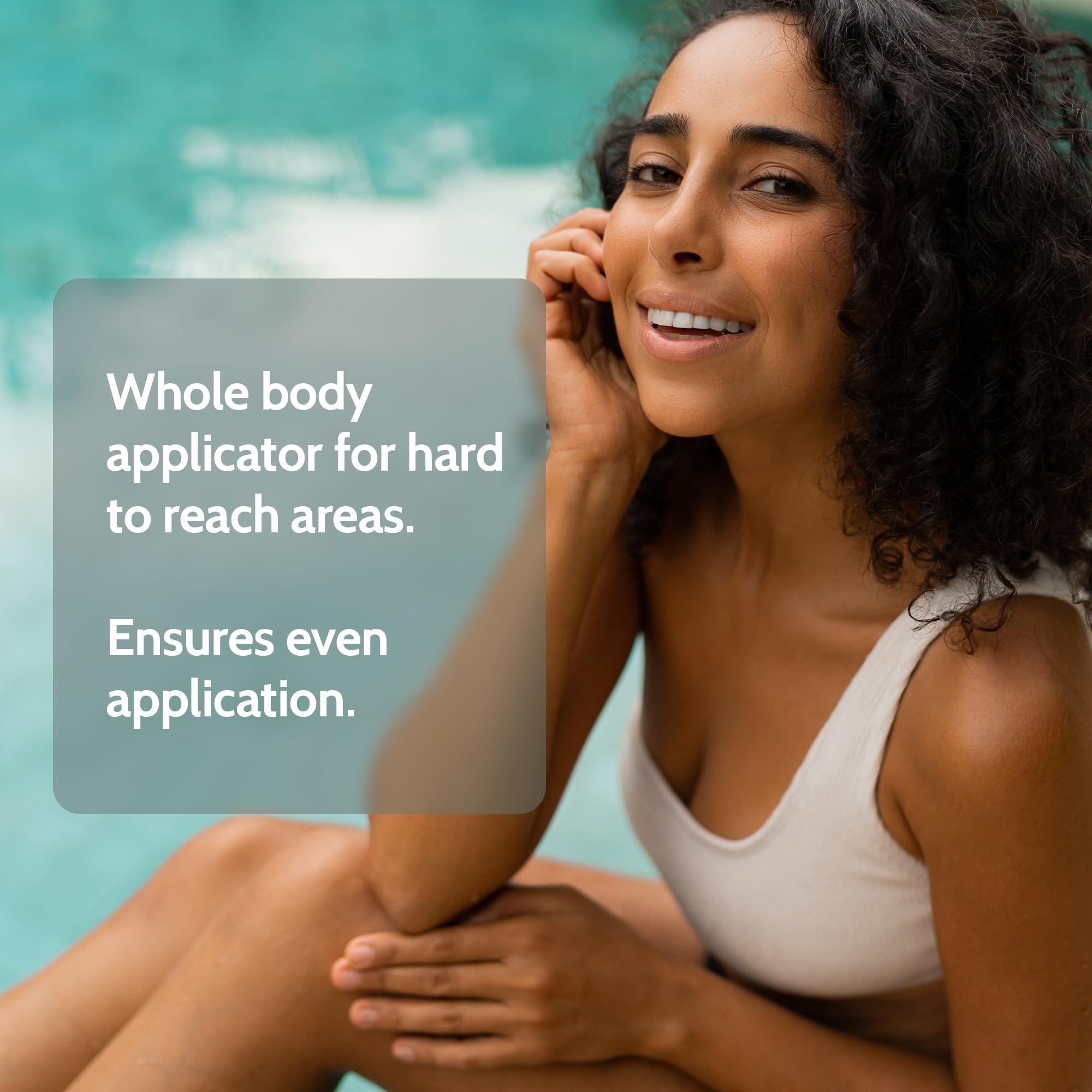 Fake Bake Fake Bake Flawless Darker Self-Tanning Liquid Spray, 6 oz with Body Mate Self-Tanning Applicator