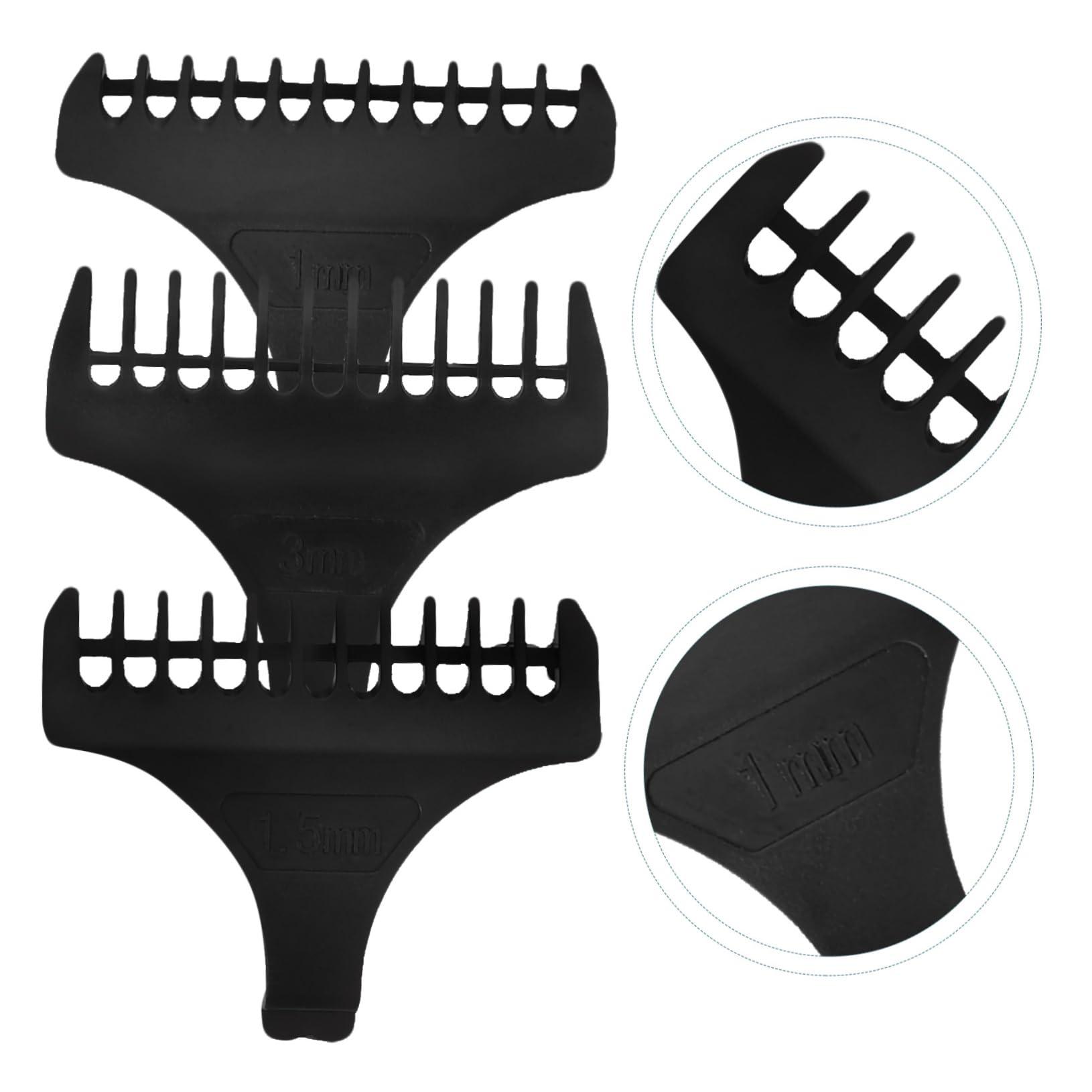 minkissy minkissy Convenient Hair Clipper Guards 1 Set 1.5mm 3mm 1mm Plastic for Accurate Trimming