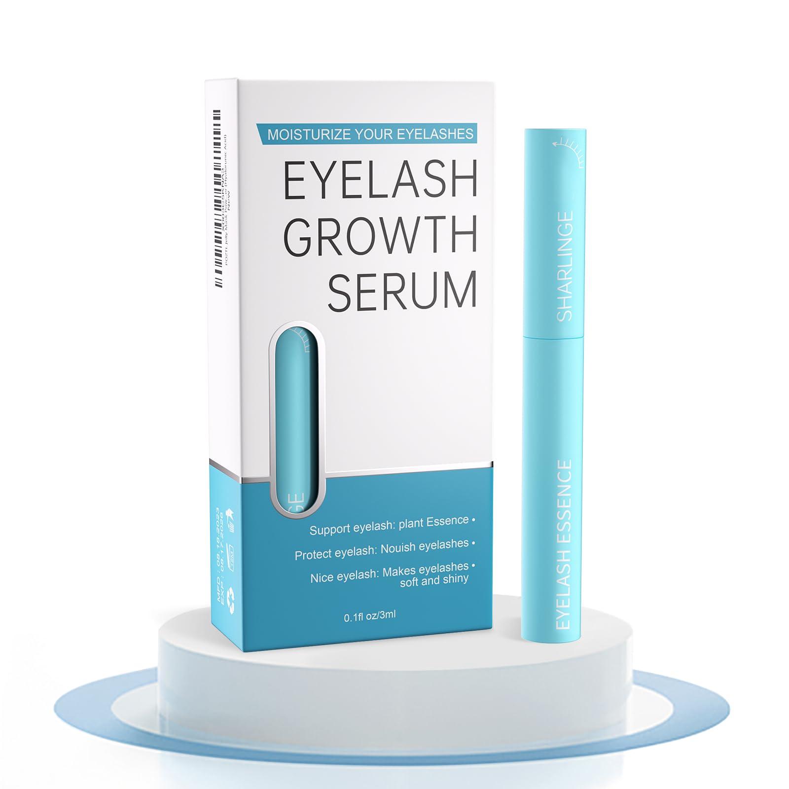 SHARLINGE SHARLINGE Eyelash Growth Serum,Rapid Lash Eyelash Growth Serum,Eyelash Serum, Lash Enhancing Serum, Formula For Longer, Fuller, And Thicker Lashes,0.1 Fl Oz/3ml