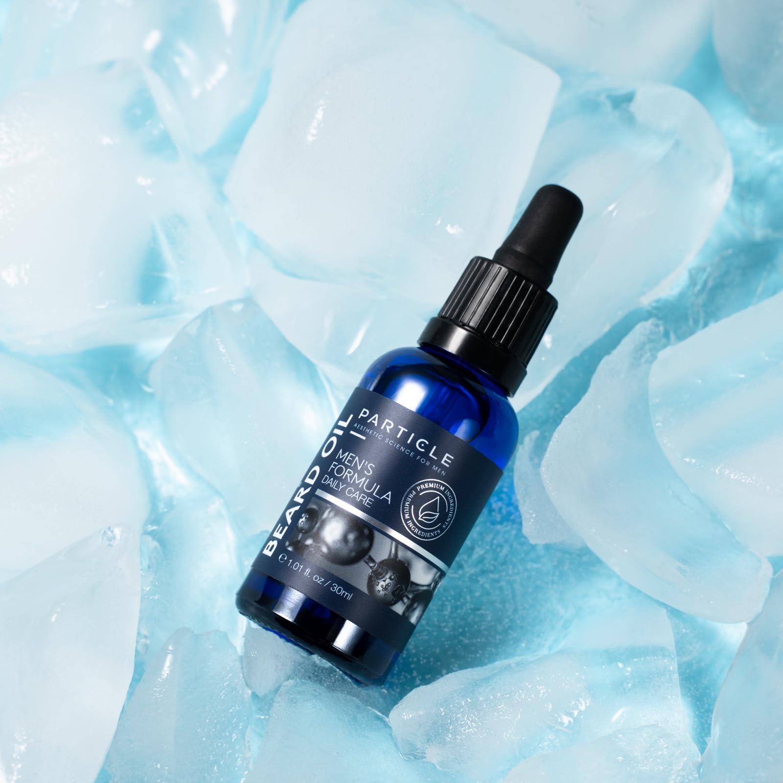 Particle Particle Beard Oil - Soft and Itch-Free Formula with 6 Natural Oils, Argan Oil to Soften, Groom and Soothe Dry Skin (1 Oz)