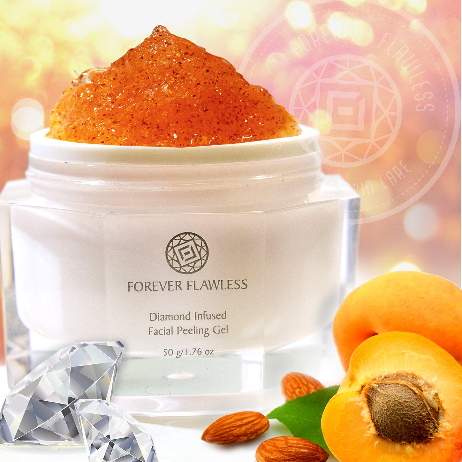 Forever Flawless Forever Flawless Diamond Infused Facial Peeling Gel. New & Improved Formula for Best Exfoliation, Microdermabrasion, Purification & Detox for a Flawless, Glowing Skin.