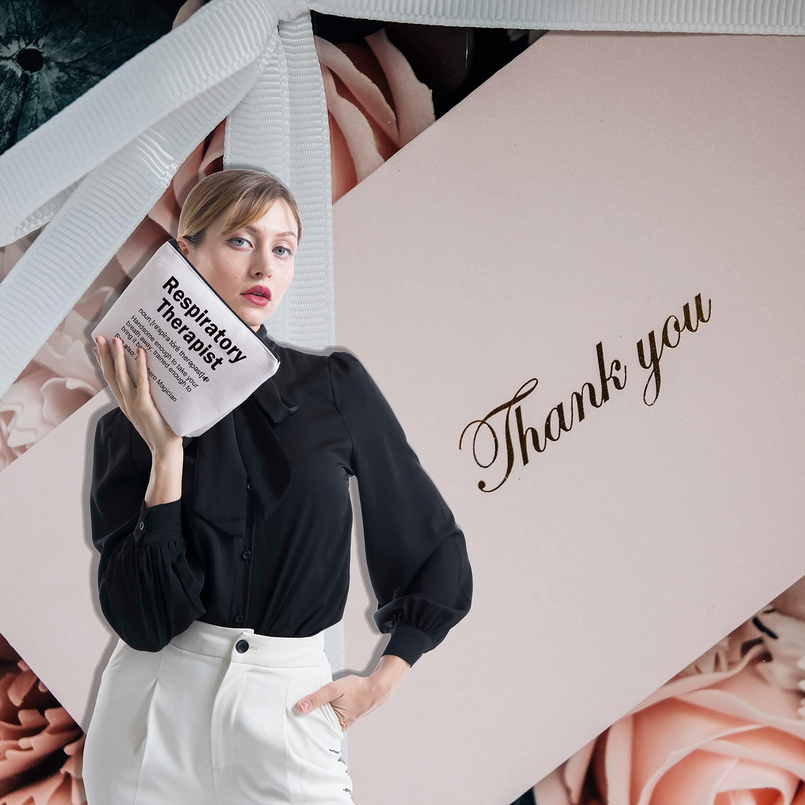 FOTAP FOTAP Respiratory Therapist Gifts Respiratory Therapist Makeup Bag RT Graduation Gifts Medical Staff Cosmetic Bag Therapy Care Week Gift (Respiratory-Therapist)