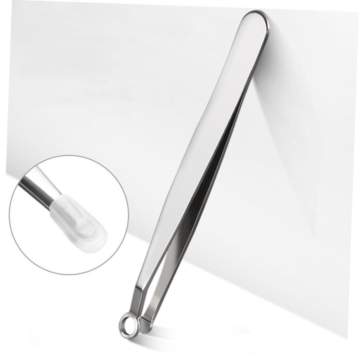 Hemoton Hemoton 4 Pcs Nose Hair Scissors Nasal Hair Clip Remover Stainless Steel Tweezer Nose Hair Trimmer Nose Hair Clip Nose Hair Tweezer Nasal Hair Cutter Beard Trimmer Tool Leg Hair Trimmer