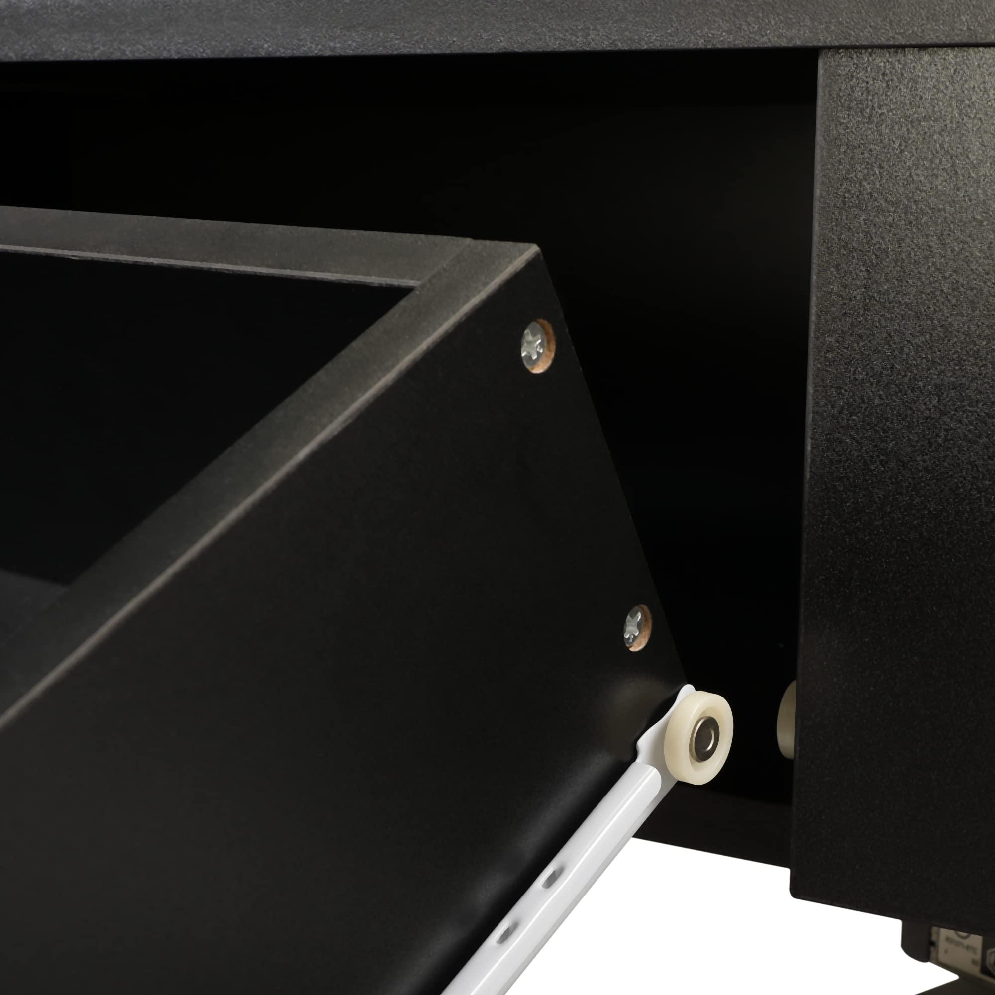 AiAigpt Wood Salon Trolley Cart with Wheels with Large Storage Space, Hair Cart Mobile Storage Cabinet, Hairdressing Styling Tools Organizer, Rolling Salon Station for Beauty Spa (Brown(4))