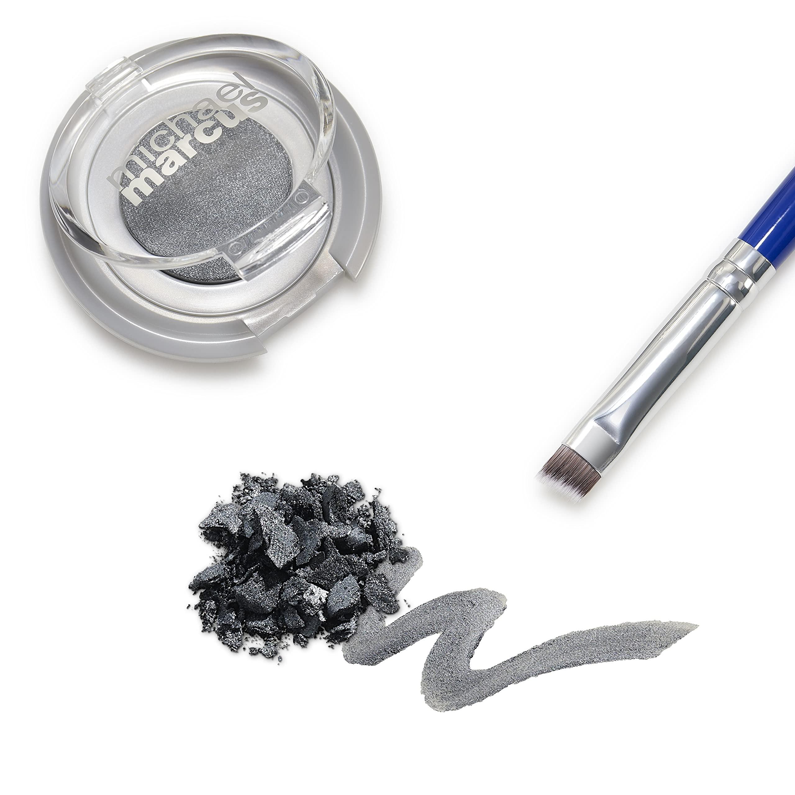 michael marcus Michael Marcus Makeup Cake Eye Liner & Eyeliner Brush Trashy - Water Activated Dry Pressed, Long-Lasting & Smudge Resistant Eyeliner - Cruelty & Paraben Free - For Beginner & Pro Makeup Artist