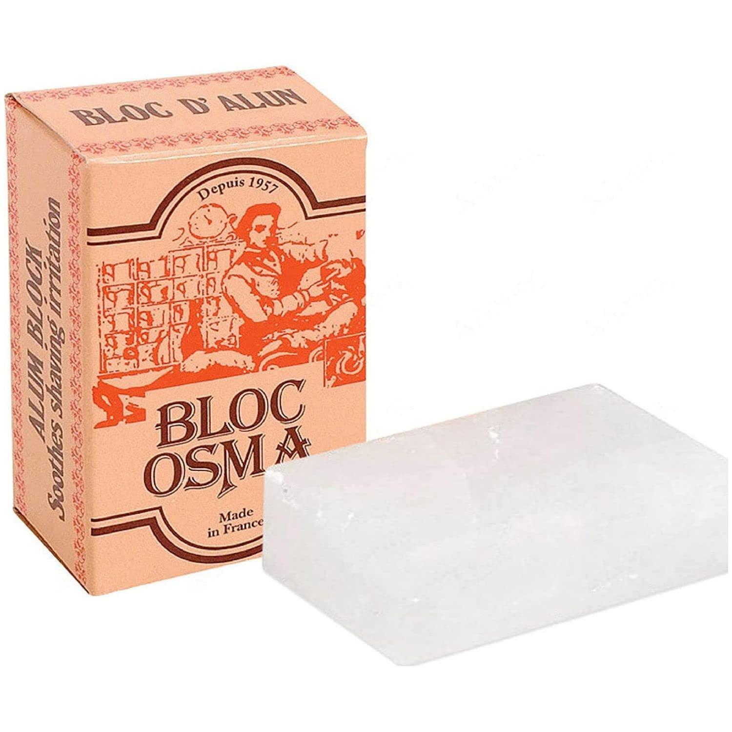 Osma Laboratoires Osma Alum Block - 2.65 Ounce (75Gr) Skin soothing Alum Block, Block Osma, Shaving Accessory by Osma Laboratoires