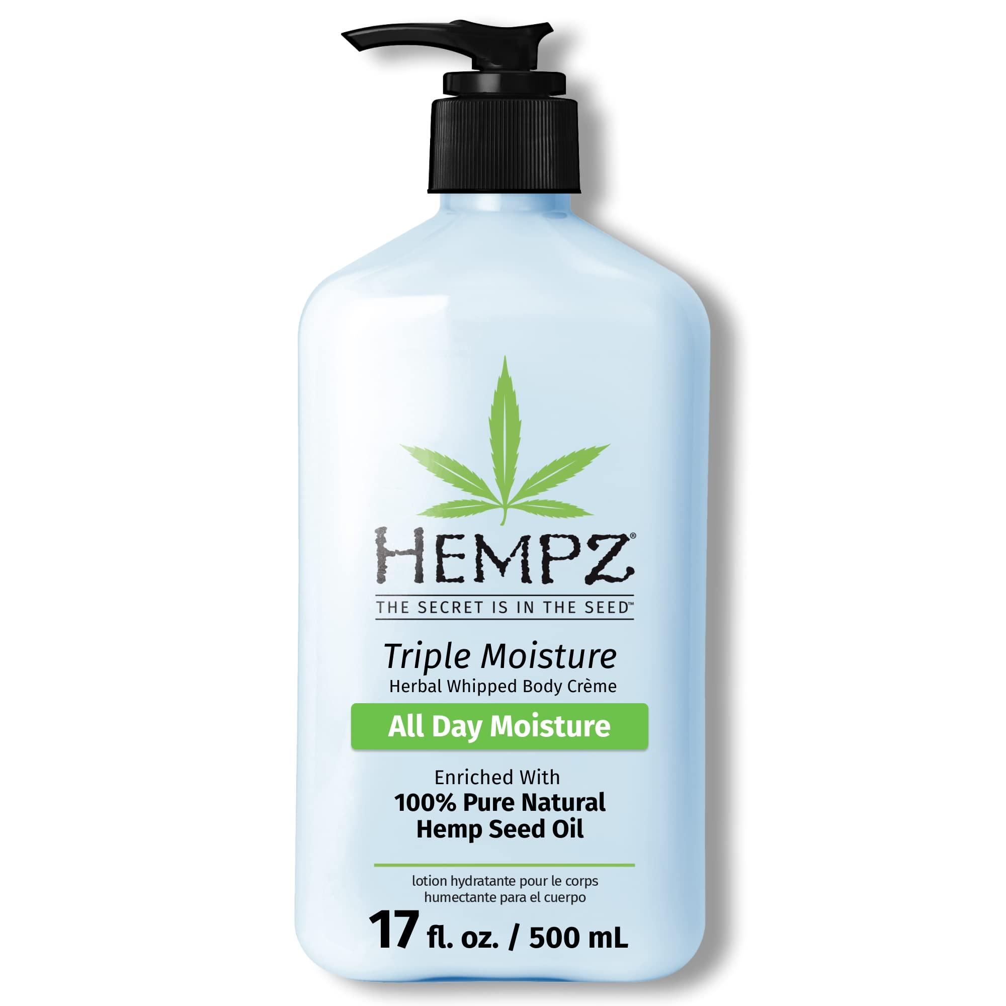 Hempz Hempz Body Lotion - Sweet Pineapple and Honey Melon - Daily Moisturizing Cream - 17oz & Body Lotion - Triple Moisture - Grapefruit and Sparkling Peach - Daily Moisturizing Cream - 17oz