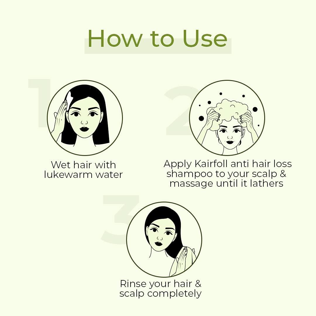Generic Kairfoll Anti Hair Fall Shampoo | Hair Shampoo for Women & Men | Shampoo for Hair Fall Control | Biotin for Hair Growth | Dandruff Shampoo - 200 gm
