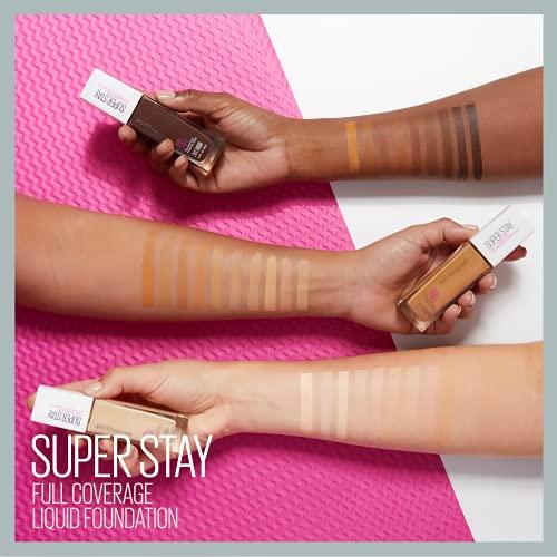 Maybelline New York Maybelline Super Stay Full Coverage Liquid Foundation Makeup, Warm Sun, 1 Fl Oz