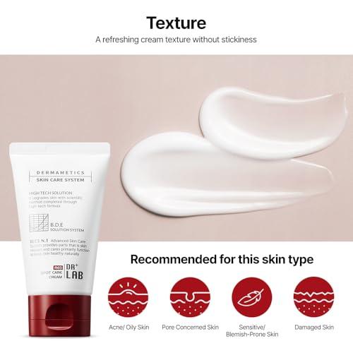 DR+LAB DR+LAB Red Spot Care Cream 2.03 fl oz /60ml Soothing Pore Trouble Care pH Balance for Acne Prone Sensitive Skin Korean Skincare
