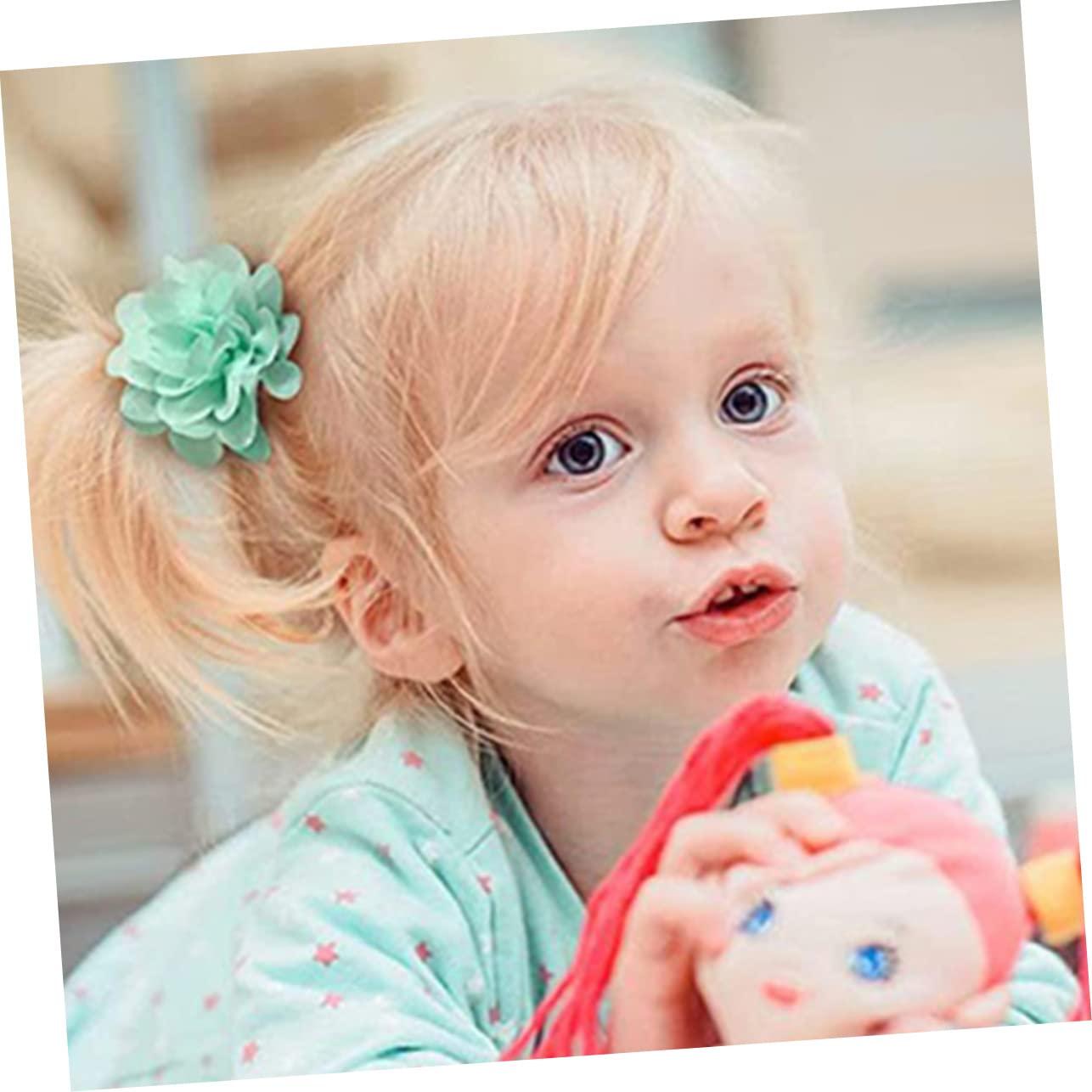 WURTON WURTON Cream Shabby Rose Flower Print Soft Shower Cap for Women, Reusable Environmental Protection Hair Bath Caps