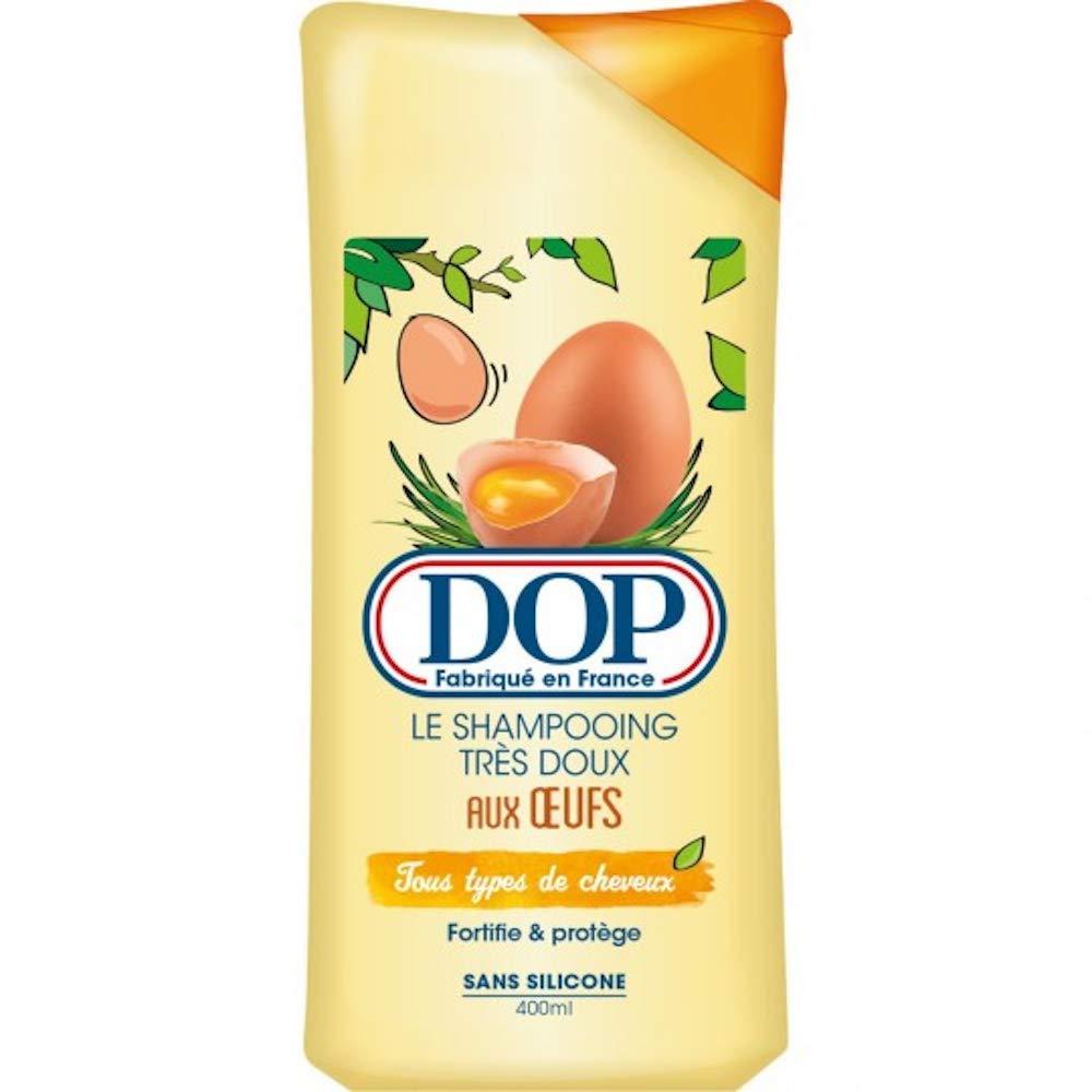 Dop Dop Shampoo Different Flavors 400 ml from France (1 bottle, Oeufs)