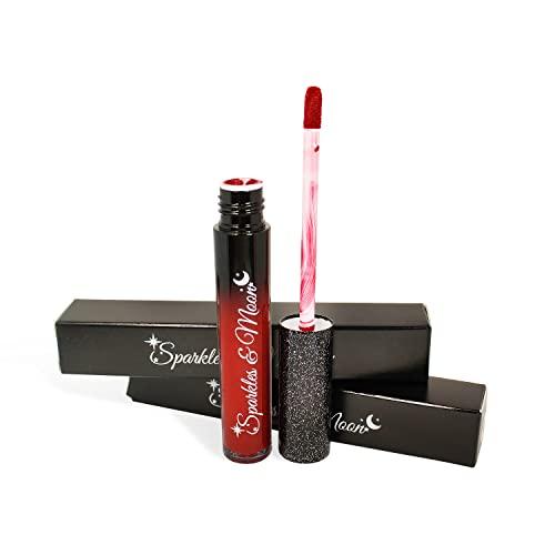 Sparkles & Moon Long Lasting Lip Stain Luxurious (Crimson Red)