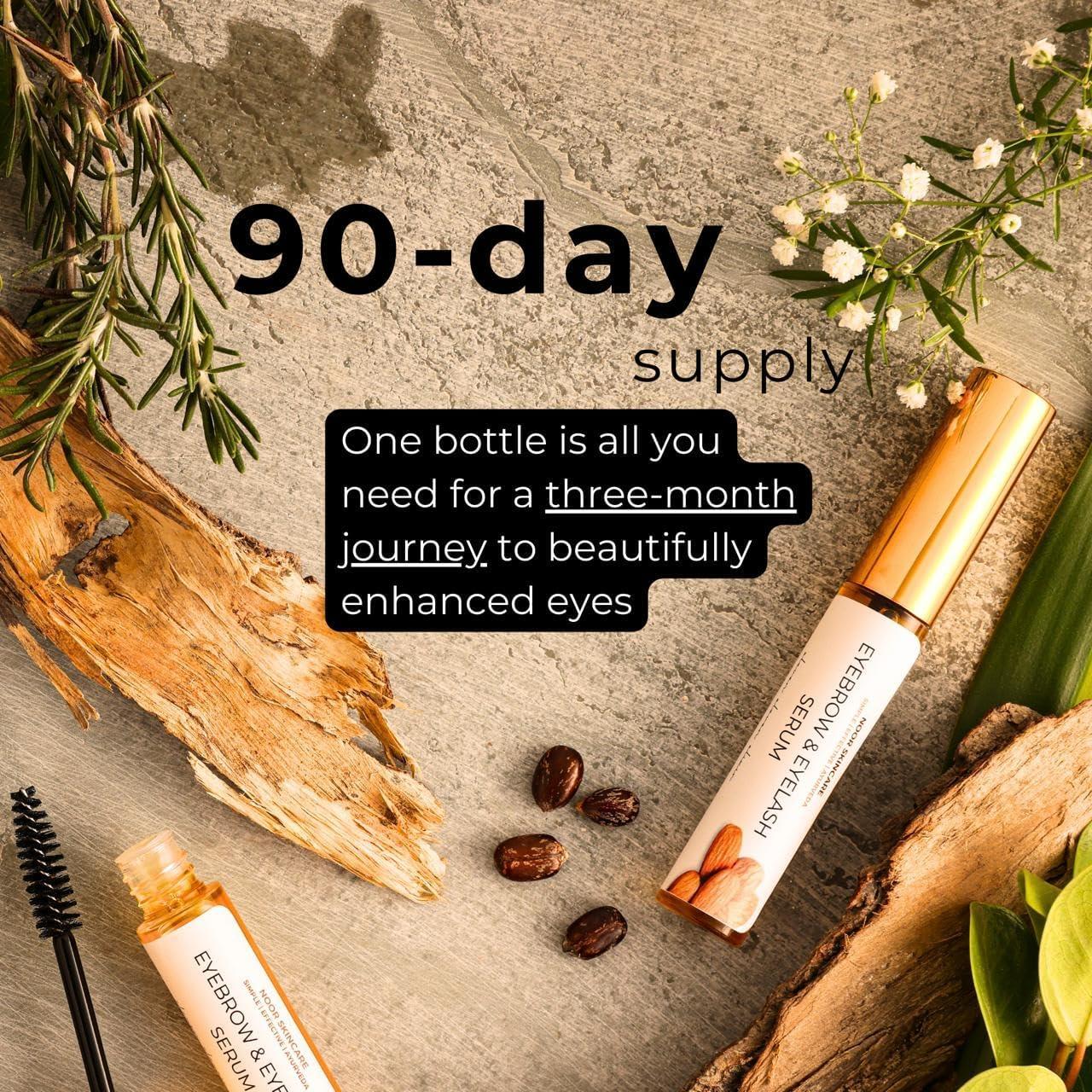 Generic Eyebrow & Eyelash Growth Serum/Oil - Organic, Brow & Lash Boosting Enhancer for Thick Eyebrows and Eyelashes - has Castor oil for Volume & comes with Applicators (30 ml)