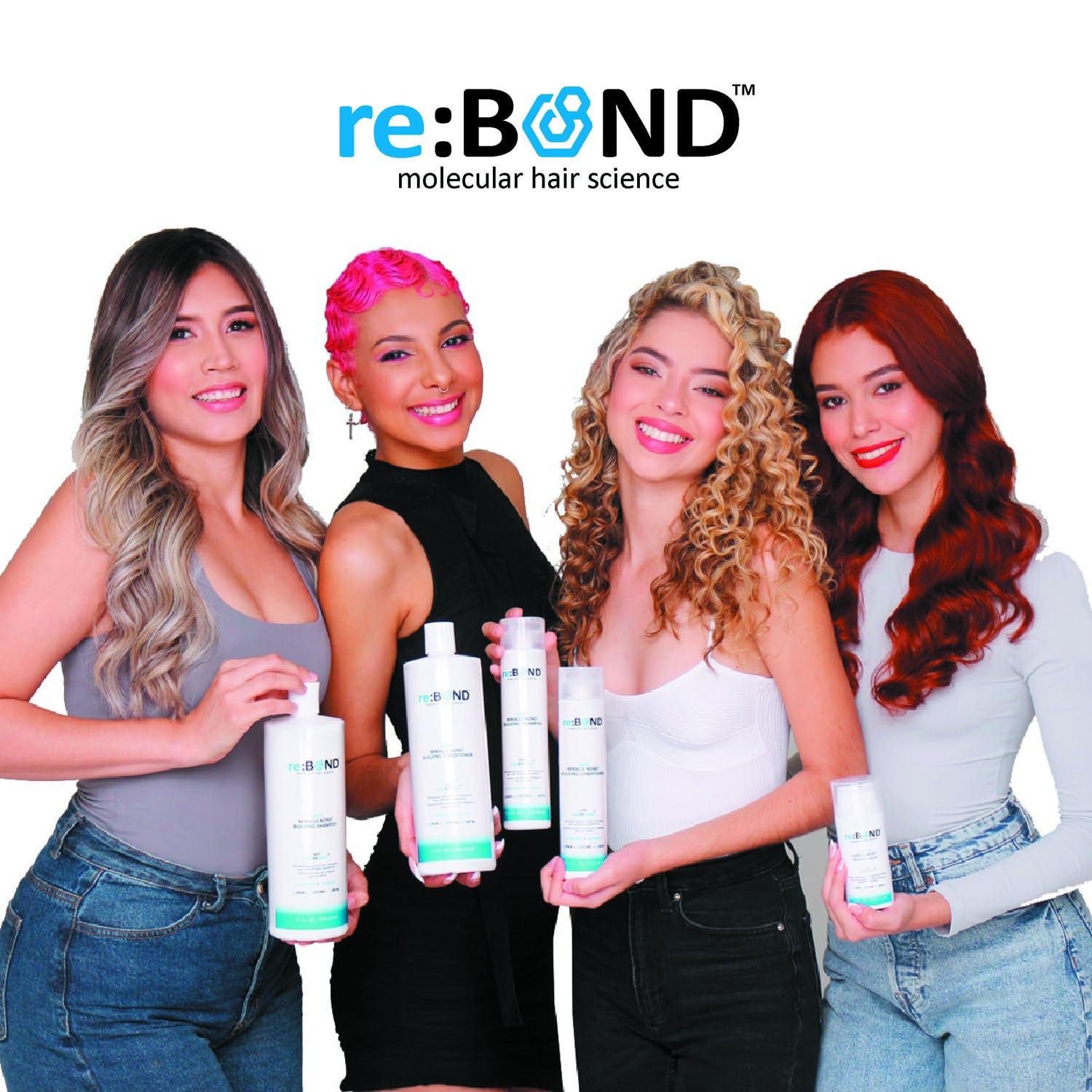 RE:BOND reBOND Hair Daily Miracle Bond Building Shampoo and Conditioner 32 oz Duo