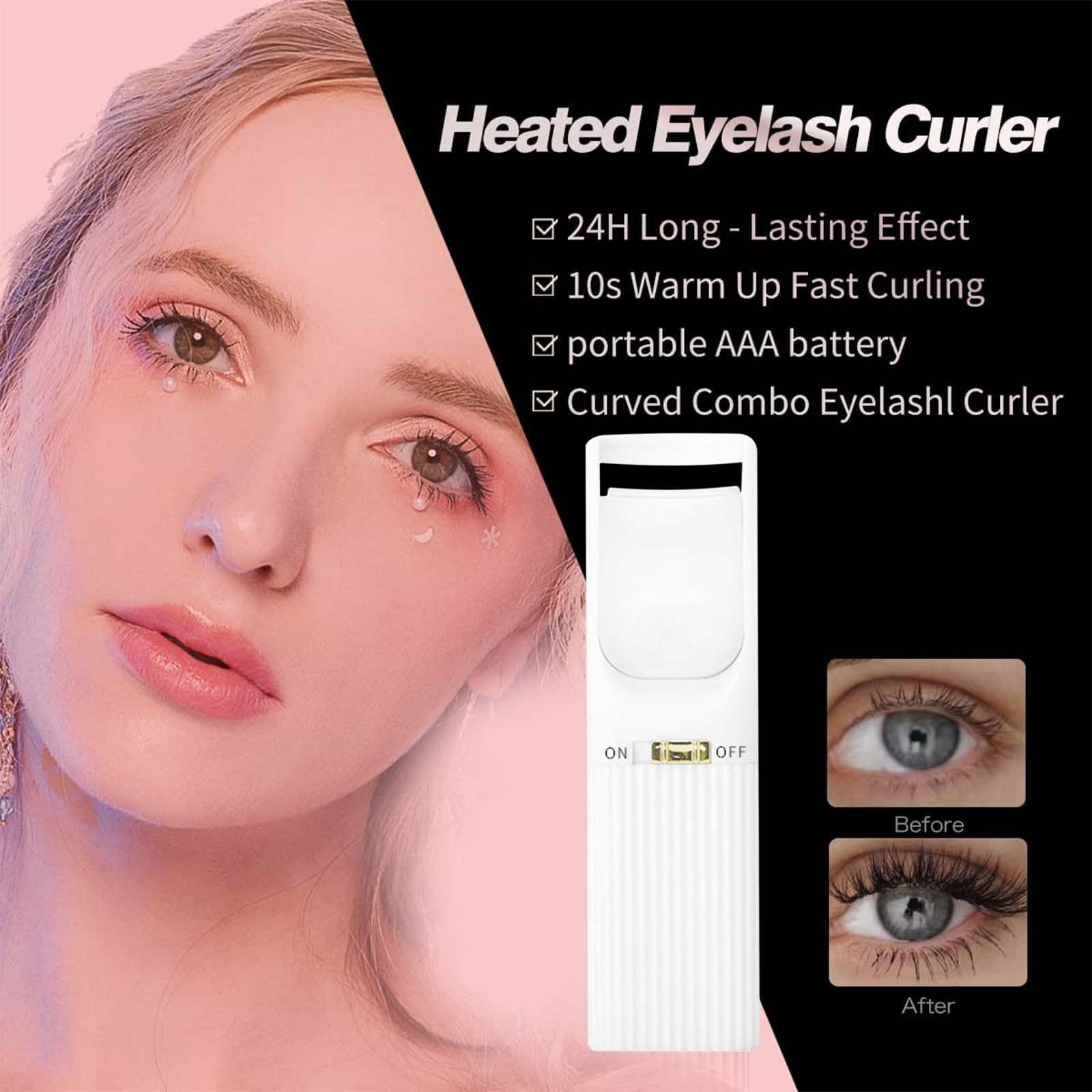 Koranor Hair Remover for Face & Chin Men Heated Eyelash Curler Natural Curling Long Lasting 3 in 1 Roller Vanity