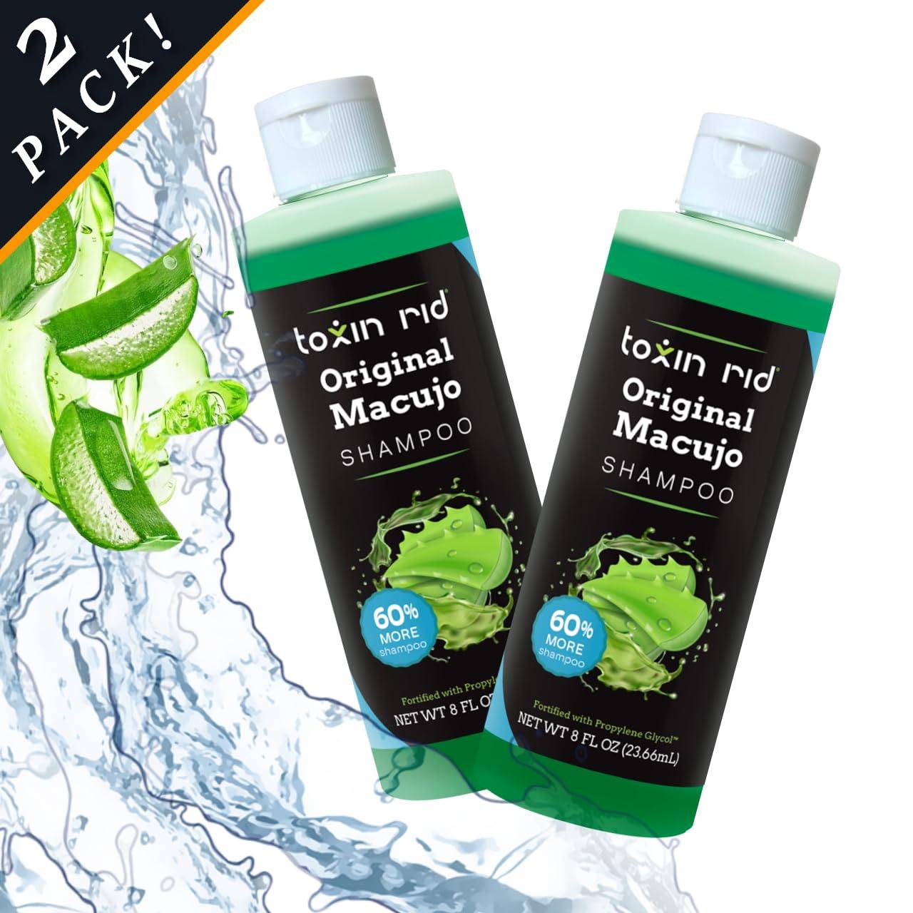 Toxin Rid Toxin Rid Original Macujo Old Style Aloe Shampoo Double Bundle | Clarifying Detox Shampoo to Cleanse Hair Follicle for Test Kit | Original Macujo Method