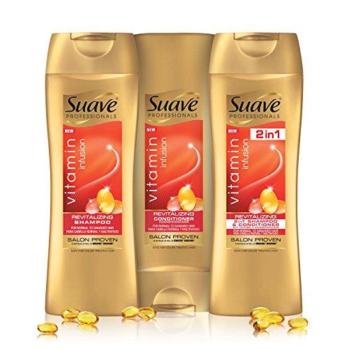 Suave Suave Professionals 2 In 1 Shampoo and Conditioner Vitamin Infusion, 12.6 Ounce
