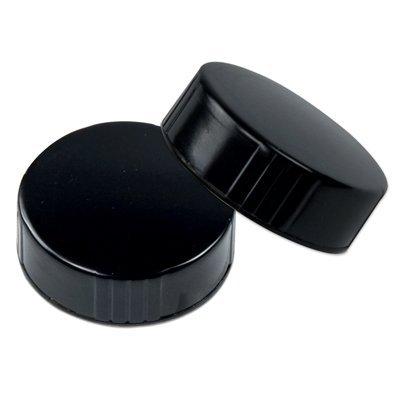 Premium Vials 16oz Empty Amber Glass Bottles with Poly Cone Caps, PLUS Labels (2 Pack) - Refillable Container for Essential Oils, Cleaning Products, or Aromatherapy