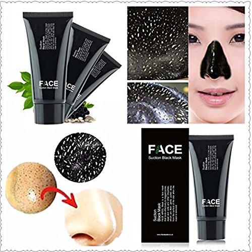 Boolavard Blackhead Remover Mask, FaceApeel-Peel Off Black Head Acne Treatments,Face Cleaning Mask+Spoon