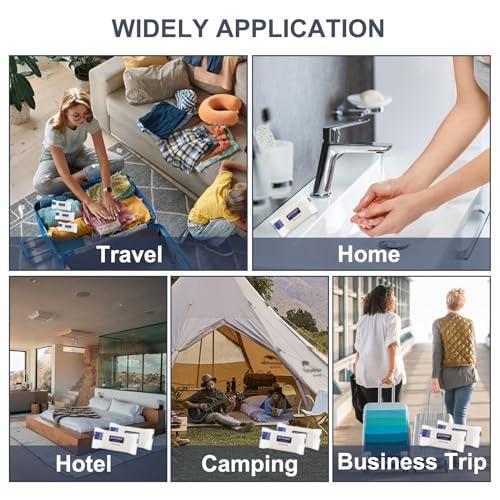 SLequipo SLequipo Bulk Bar Soap, 500 Pack Mini Soap Bars Bulk Individually Wrapped, 0.5 oz Travel Soap Small Hotel Soaps Travel Size Toiletries for Hotel Guest Bathroom