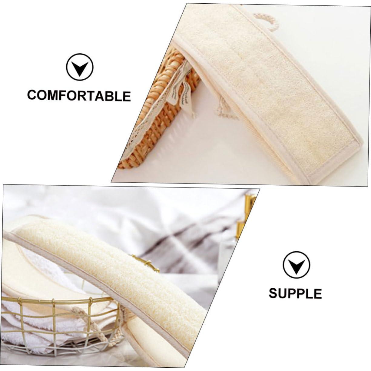 Beatifufu Beatifufu 2pcs Organic Sponge Sponge for Bath Body Scrubbers Natural Sponge Bath Back Scrubbers