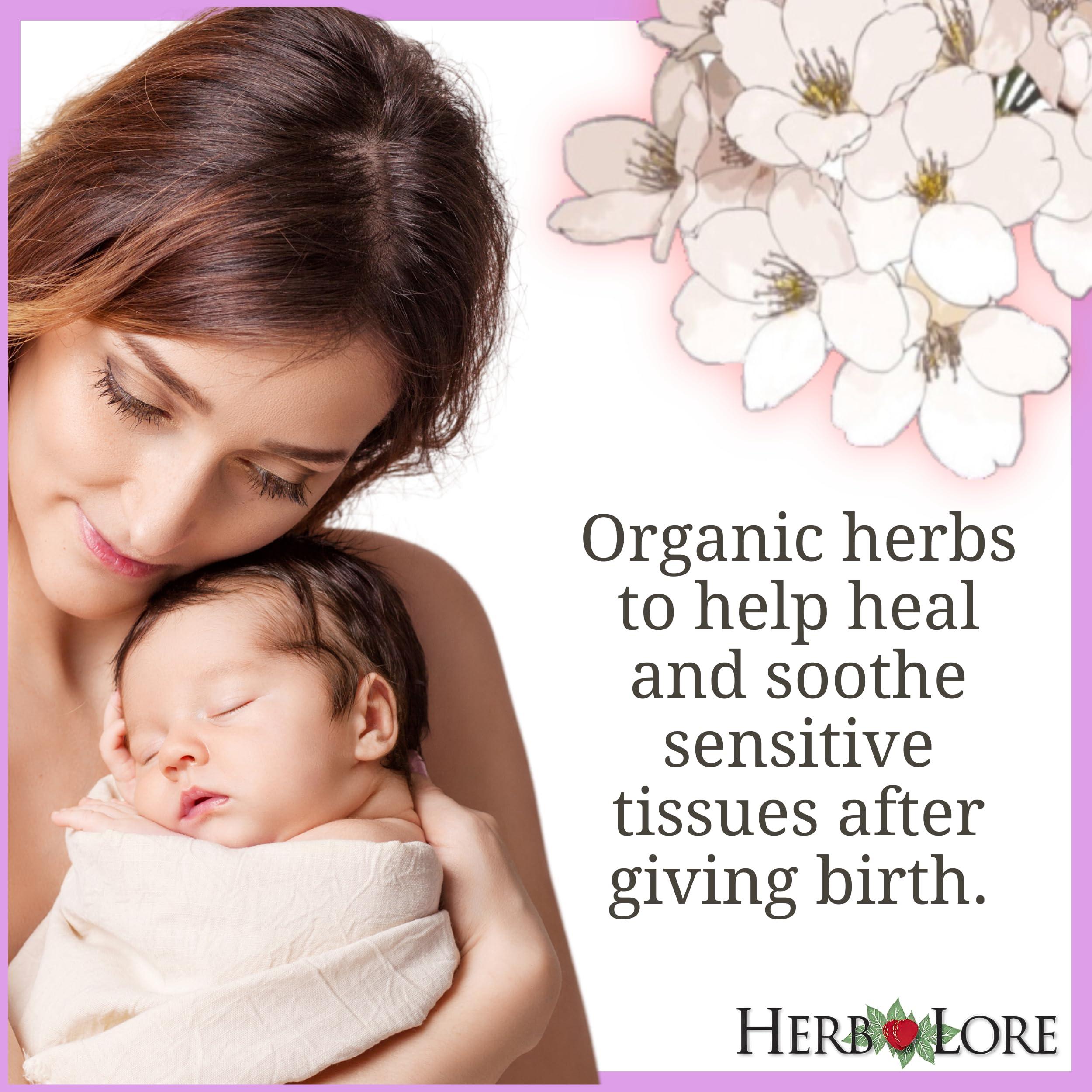 Herb Lore Herb Lore Organic Postpartum Sitz Bath Soak, Herbal After Birth Care for Perineal Healing