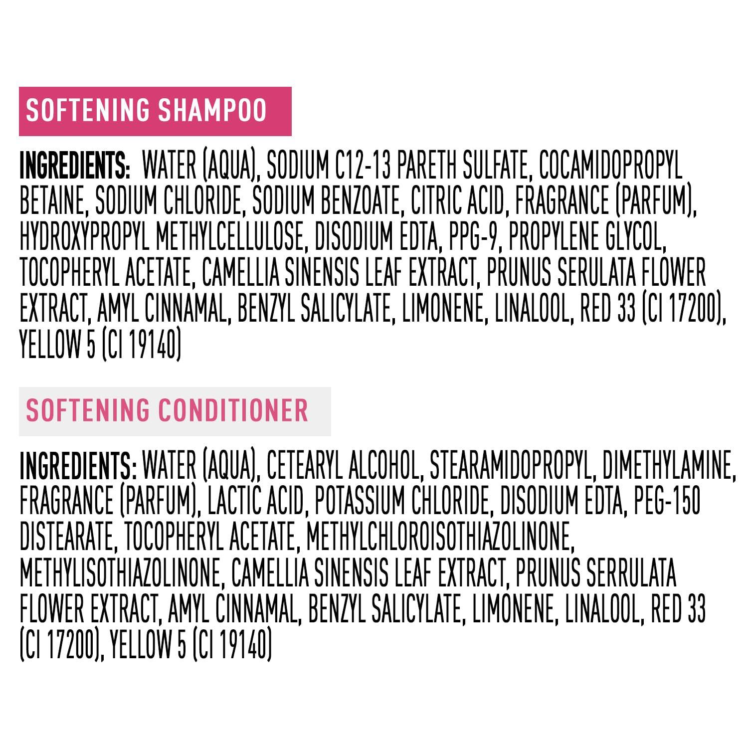 Suave Suave Shampoo & Conditioner Set, Wild Cherry Blossom Everyday Softening Formulas with Cherry Blossom Extract & Vitamin E, 22.5 Oz Ea (2 Piece Set)