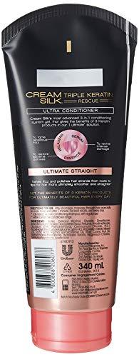 Cream Silk Cream Silk Triple Keratin Rescue Ultimate Straight Conditioner 340 ml