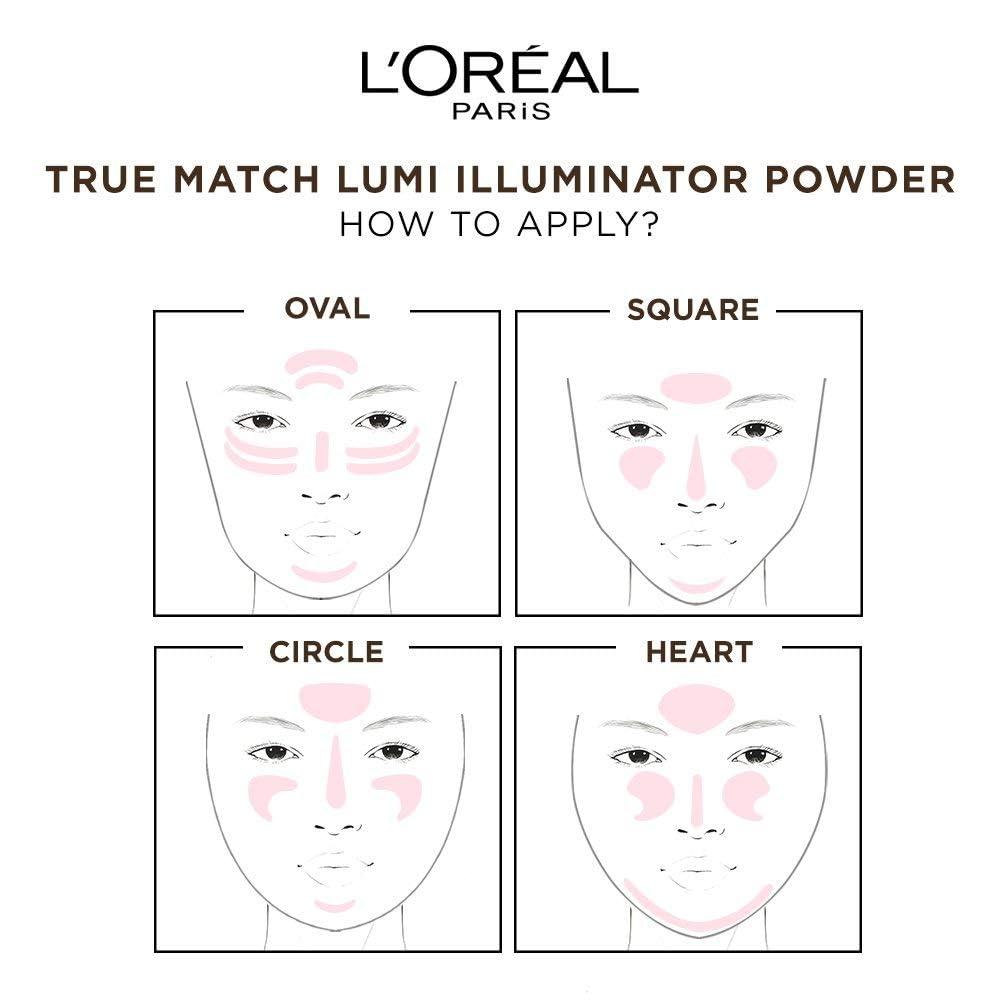 L'Oreal Paris L'Oreal Paris True Match Lumi Powder Glow Illuminator, Golden, 0.31 oz.