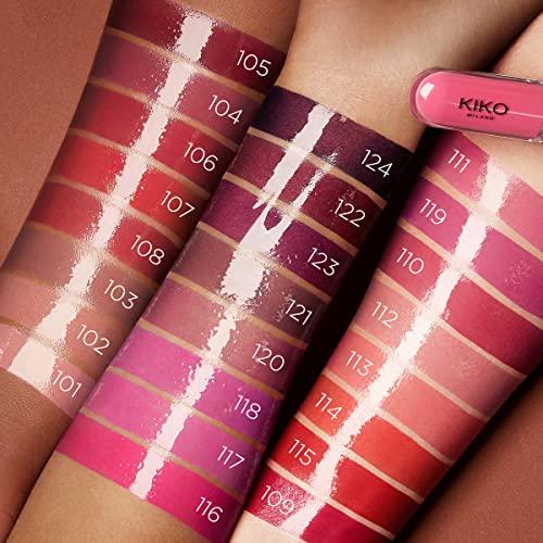 KIKO Milano Kiko Milano - Unlimited Double Touch 112 Liquid Lipstick With A Bright Finish In A Two-step Application. lasts Up To 16 hours. No-transfer base Colour.