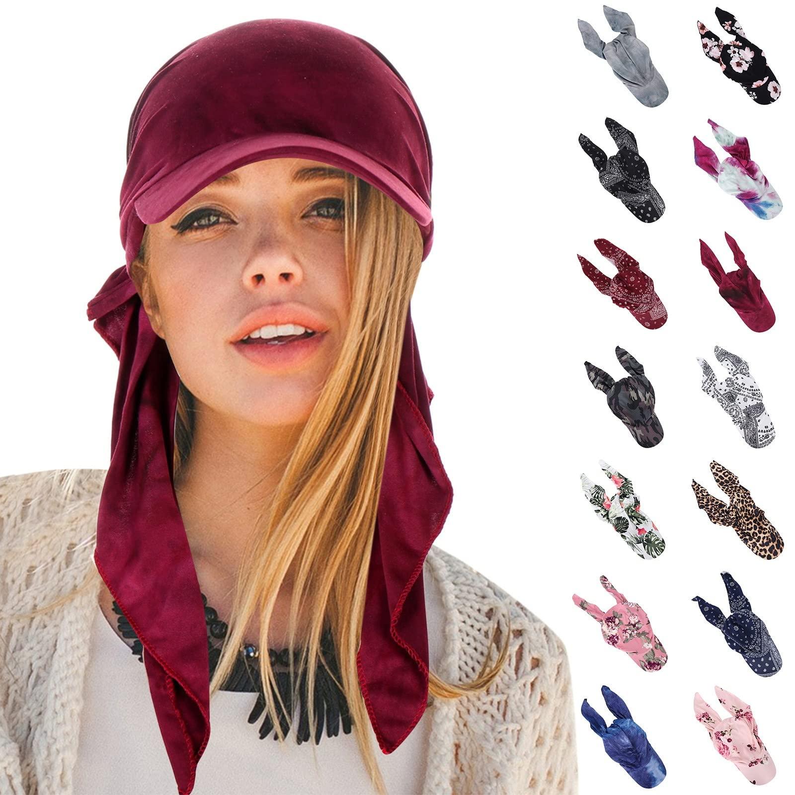 Generic Durags Doo Rag Dew Rags for Men Durags Headwear Hat Headwraps for Men Women Headwear Head Scarf (Hot Pink, One Size)