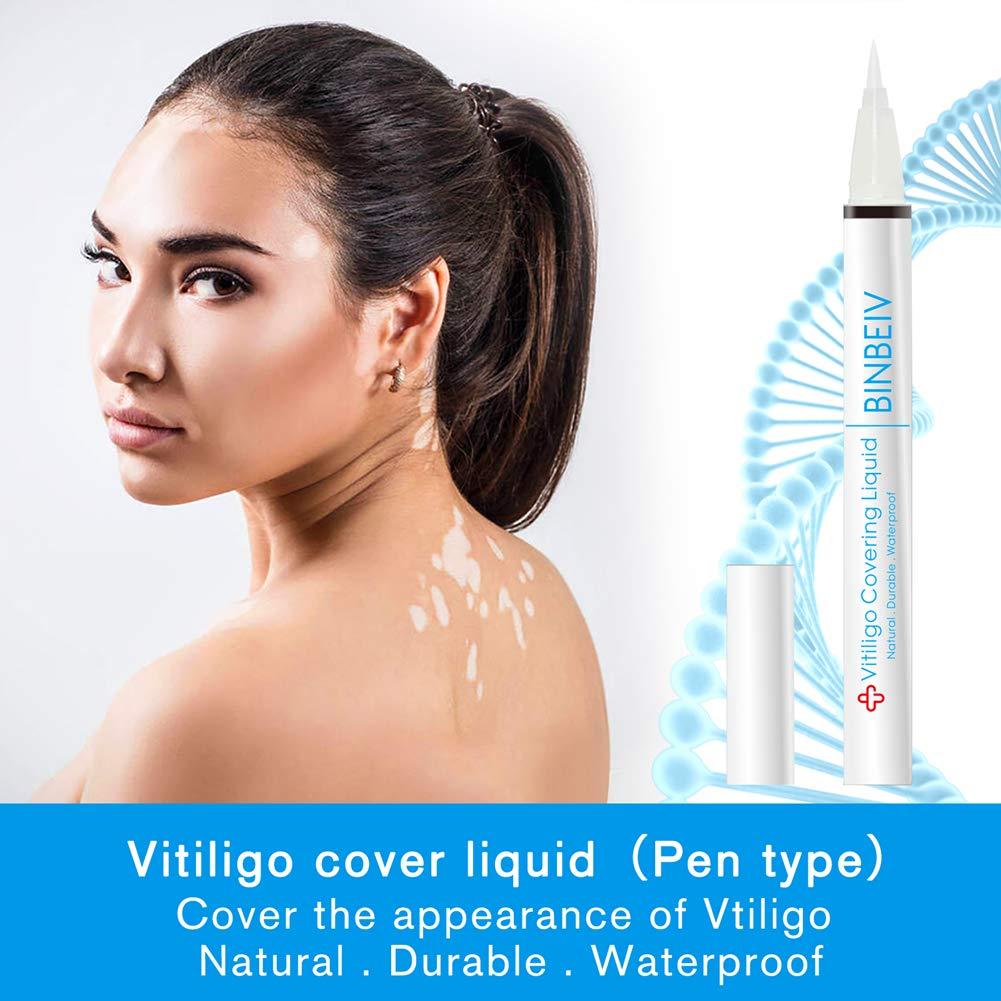 BINBEIV BINBEIV Vitiligo Cosmetic Camouflage Liqui, Cover appearance of Skin Depigmentation, Natural-Durable-Waterproof, Makeup Cover Waterproof, Used on face, hands and body