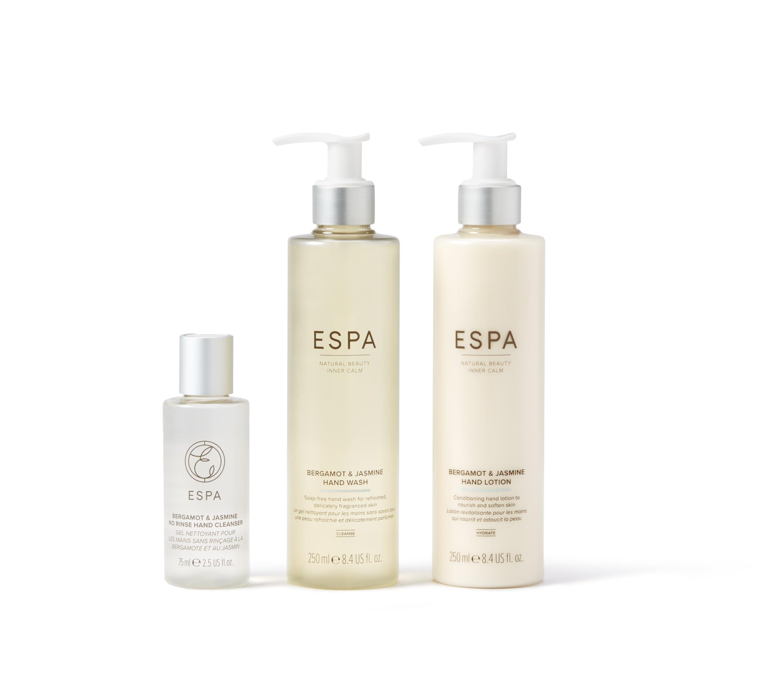 ESPA ESPA | Handcare Collection | Includes Hand Wash, Hand Lotion and No Rinse Cleanser