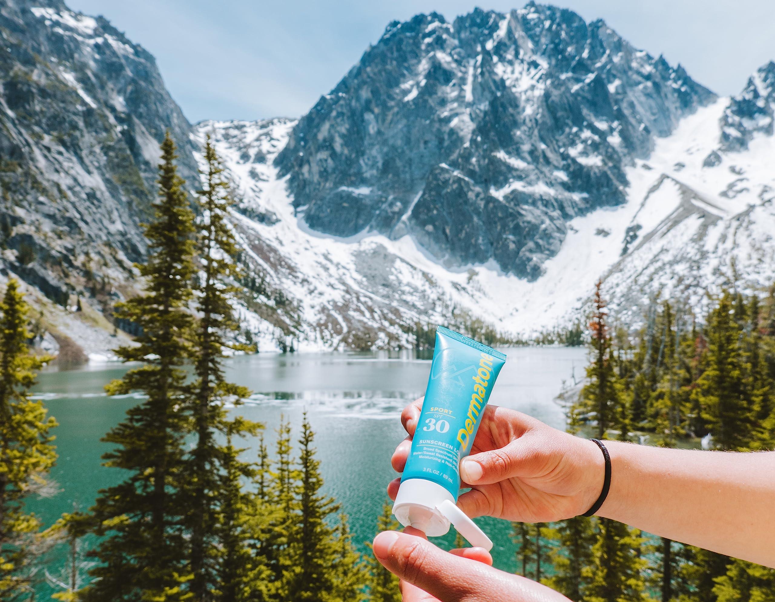 DERMATONE Dermatone Sport Sunscreen Lotion SPF 30 | Water Resistant (80 min), Oxybenzone and Octinoxate Free Sunscreen for Body and Face | Moisturizing Broad Spectrum UVA/UVB Protection SPF Lotion | 3oz