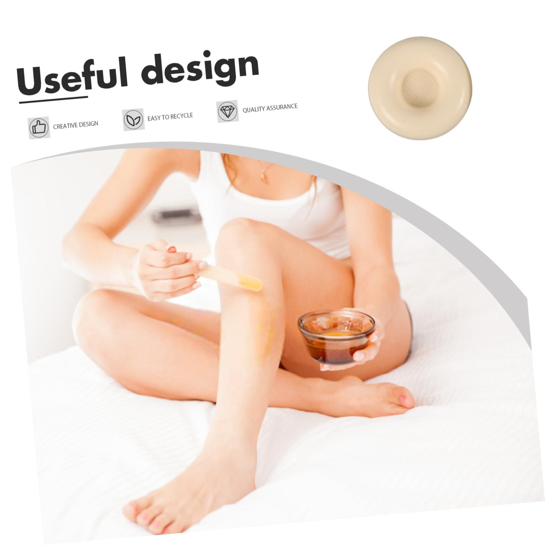 Hemoton Hemoton 1set Wax Cake Hair Removal Cream Wax for Hair Removal Body Wax Beads Hard Wax Beans Hard Wax Lavender Wax Beads Brazilian Hard Wax Blue Wax Beads Beeswax 10pcs