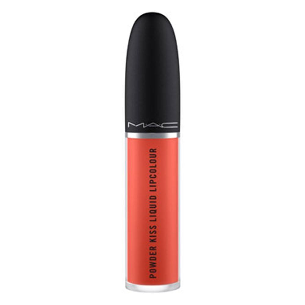 MAC M.A.C Powder Kiss Liquid Lipcolour - 998 Sorry Not Sorry (Dirty pumpkin orange)