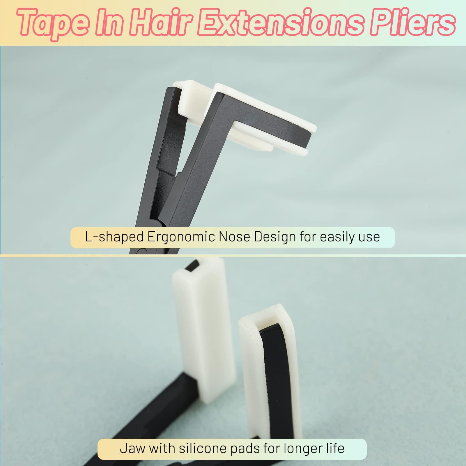 SPEEDWOX SPEEDWOX Tape In Hair Extensions Pliers 8 Inches Sealing Clamp Pliers Hair Sealing Pliers Human Hair Extensions Styling Tool Hair Extension For Salon Professional Installation