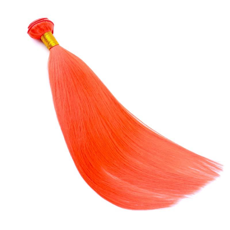 ELIHAIR ELIHAIR Red Hair Weft Bundles Straight Hair Weave 100g/bundle 24inch