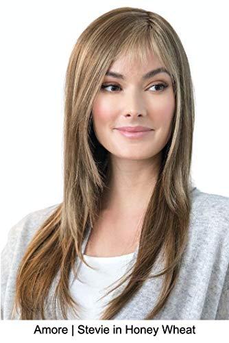 Belle of Hope Belle of Hope STEVIE Double Mono Synthetic Wig by Amore, 5PC Bundle: Wig, 4oz Mara Ray Enriched Shampoo, Conditioner, Wide Tooth Comb, and 19 Page Guide (Marble Brown)