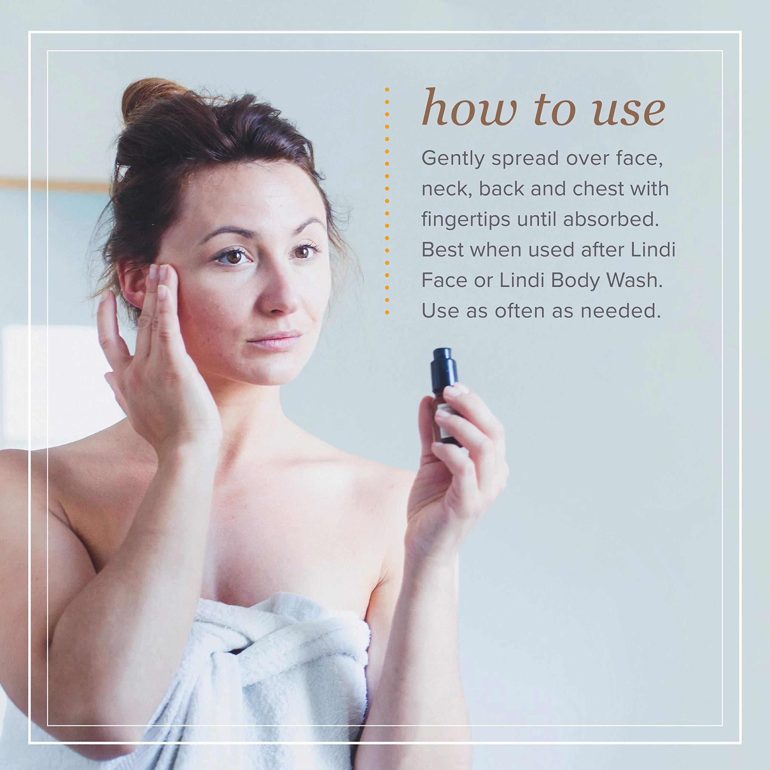 Lindi Skin LINDI SKIN Face Serum Citrus - Ultimate Moisture and Comfort To Restore Your Skin Immediately - Reduce Facial Rash, Redness, and Itching - Relieves Uncomfortable Effects of Chemo Rash (1 fl oz)