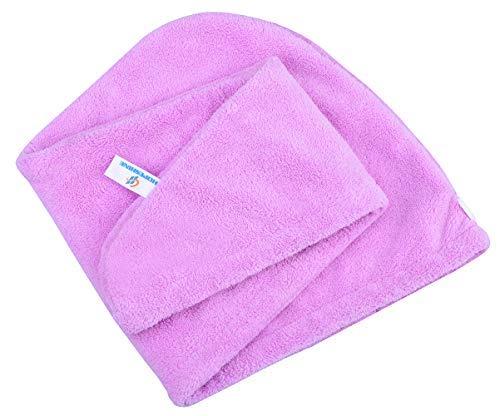 HOPESHINE HOPESHINE Women's Soft Shower Hair Towel Twist Hair Turban Wrap Drying Cap Great Gift for Women (Purple 3-Pack)